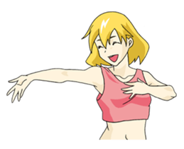 Naughtiness Garl sticker #6252071