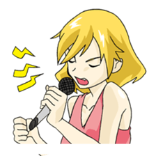 Naughtiness Garl sticker #6252075