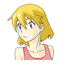 Naughtiness Garl sticker #6252077