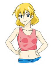 Naughtiness Garl sticker #6252079