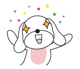 My lovely puppy, Wandoo sticker #6252370