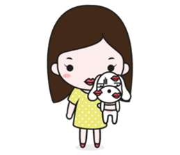 My lovely puppy, Wandoo sticker #6252376