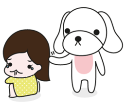 My lovely puppy, Wandoo sticker #6252377