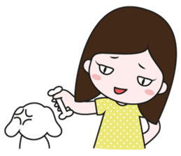 My lovely puppy, Wandoo sticker #6252378