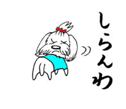Maltese dog "Taro" mutters daily! sticker #6252664