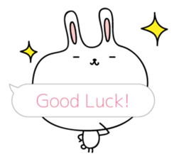 Relax rabbit - English ver. sticker #6252684