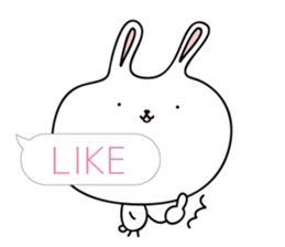 Relax rabbit - English ver. sticker #6252691