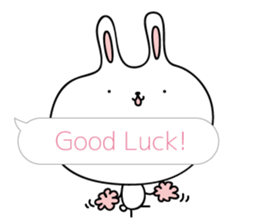 Relax rabbit - English ver. sticker #6252694