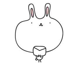 Relax rabbit - English ver. sticker #6252703