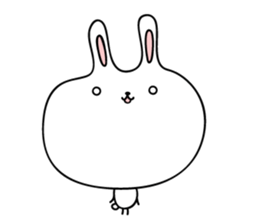 Relax rabbit - English ver. sticker #6252713