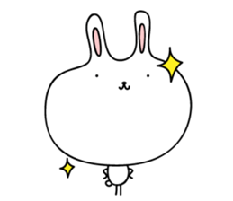 Relax rabbit - English ver. sticker #6252715