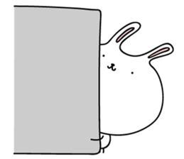Relax rabbit - English ver. sticker #6252716