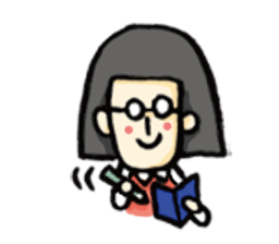 Glasses Office Lady sticker #6252721
