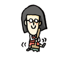 Glasses Office Lady sticker #6252723