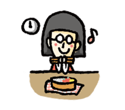 Glasses Office Lady sticker #6252729