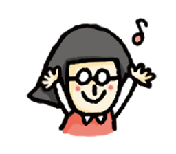 Glasses Office Lady sticker #6252738