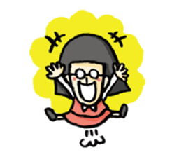 Glasses Office Lady sticker #6252739