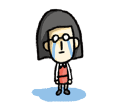 Glasses Office Lady sticker #6252745