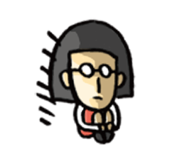 Glasses Office Lady sticker #6252746