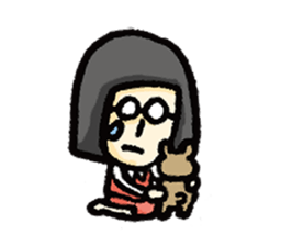 Glasses Office Lady sticker #6252747