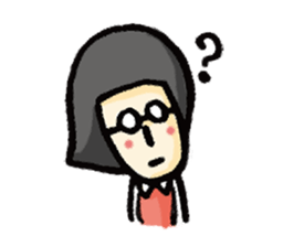 Glasses Office Lady sticker #6252755