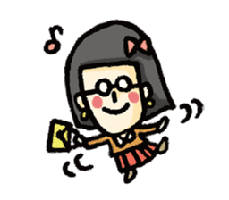 Glasses Office Lady sticker #6252759