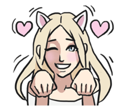 AsB - Comic Puppy Girls sticker #6252881