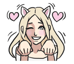 AsB - Comic Puppy Girls sticker #6252881