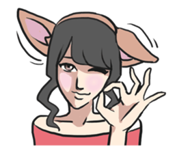 AsB - Comic Puppy Girls sticker #6252885