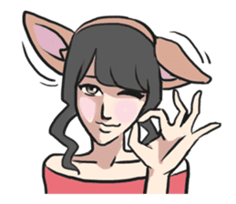 AsB - Comic Puppy Girls sticker #6252885