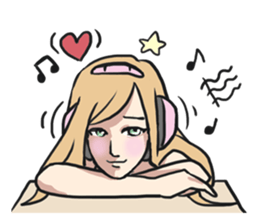 AsB - Comic Puppy Girls sticker #6252891