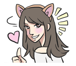 AsB - Comic Puppy Girls sticker #6252893