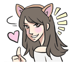 AsB - Comic Puppy Girls sticker #6252893