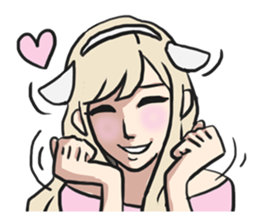 AsB - Comic Puppy Girls sticker #6252897