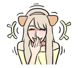 AsB - Comic Puppy Girls sticker #6252899