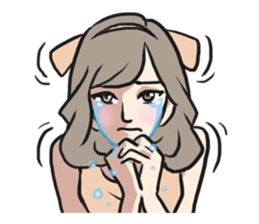 AsB - Comic Puppy Girls sticker #6252911
