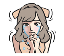 AsB - Comic Puppy Girls sticker #6252911