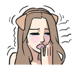 AsB - Comic Puppy Girls sticker #6252915