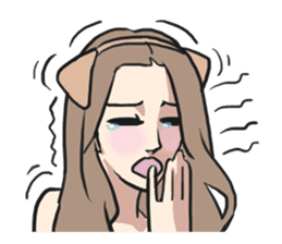 AsB - Comic Puppy Girls sticker #6252915