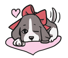 AsB - Comic Puppy Girls sticker #6252916