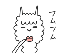 Happy Alpaca Sticker sticker #6252980