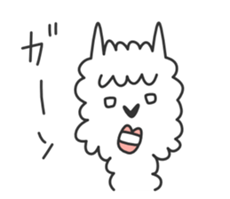 Happy Alpaca Sticker sticker #6252984