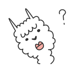 Happy Alpaca Sticker sticker #6252990