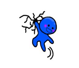 blueblue man"4" sticker #6253288