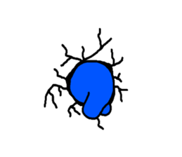 blueblue man"4" sticker #6253289