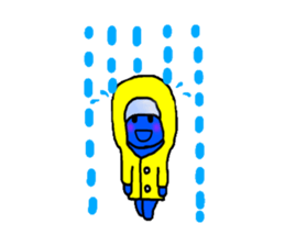 blueblue man"4" sticker #6253291