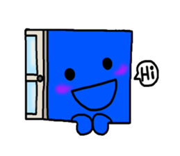 blueblue man"4" sticker #6253300