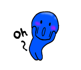 blueblue man"4" sticker #6253319