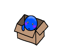 blueblue man"4" sticker #6253326