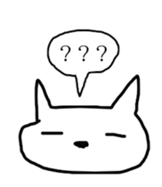 Surreal young cat sticker #6253585